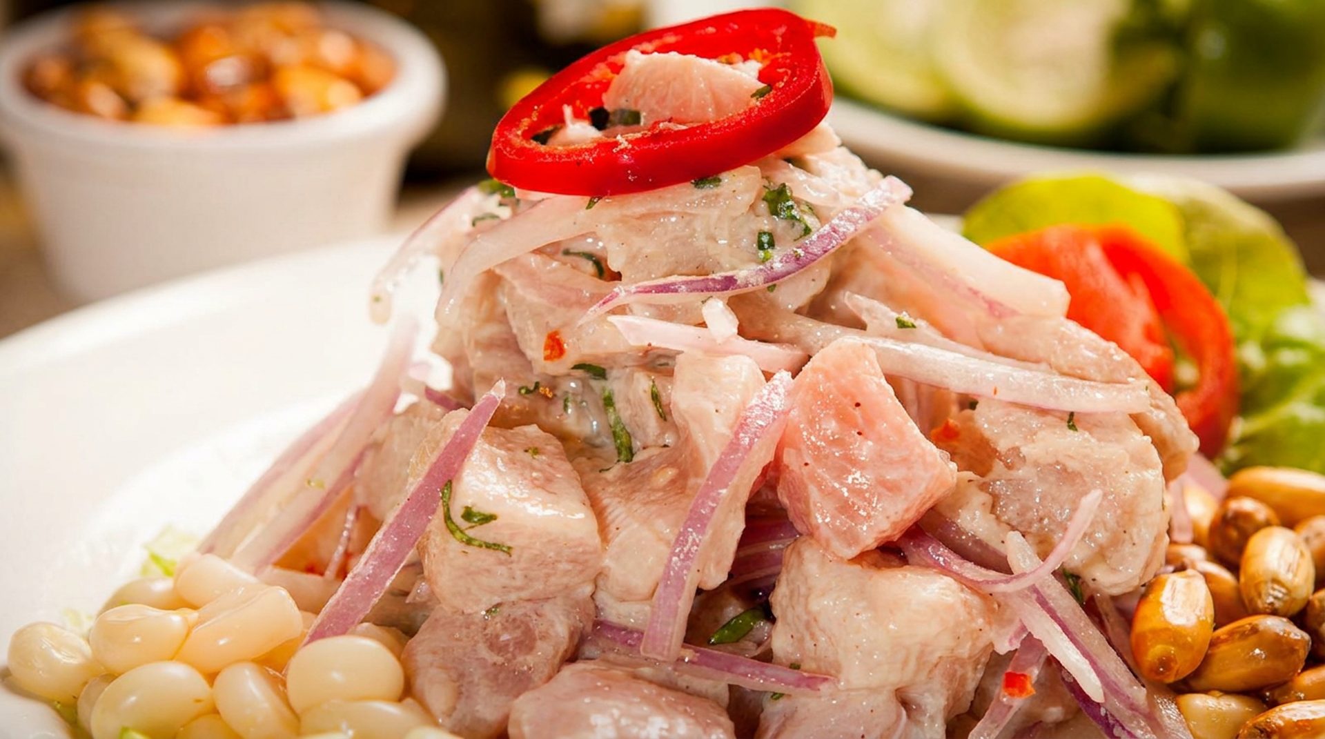 Ceviche, lomo saltado, and more