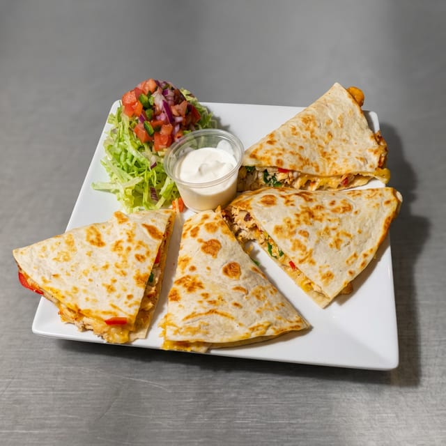 Chicken Quesadilla.
